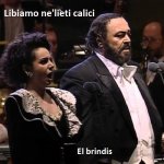 Luciano Pavarotti e Nuccia Focile - Libiamo ne'lieti calici