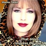 Shania Twain - That don't impress me much
